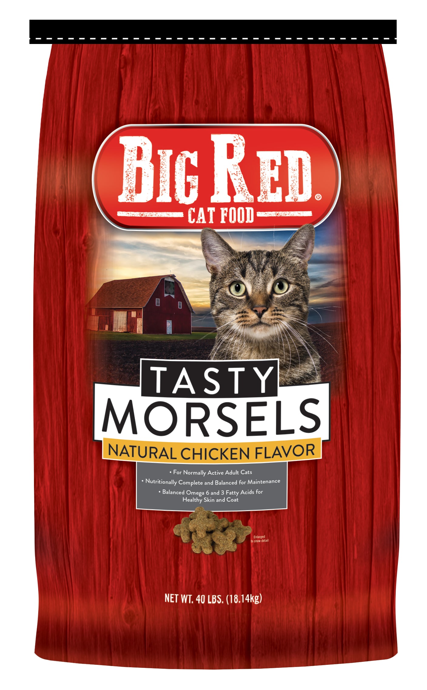 Big Red Tasty Morsels Cat Food