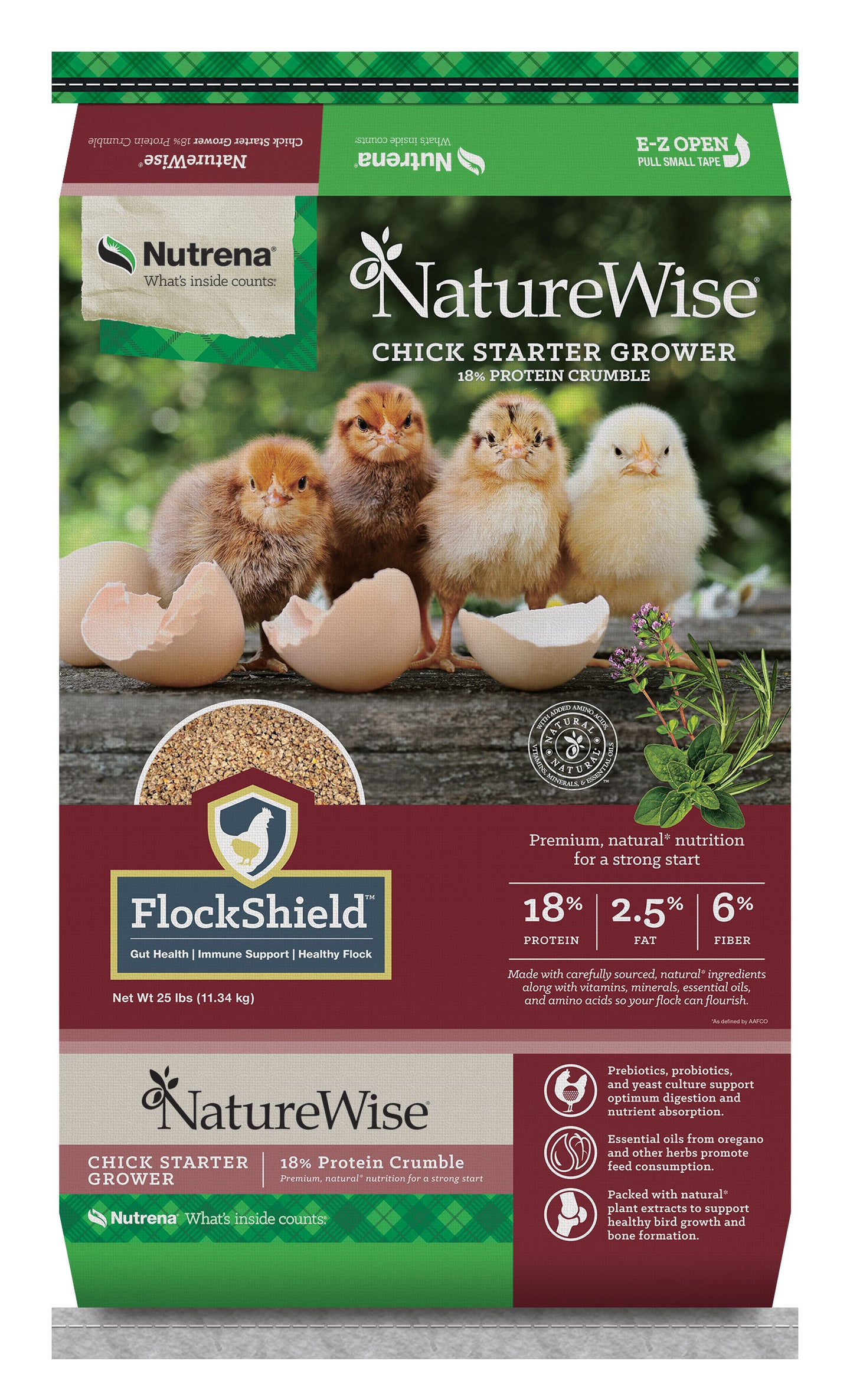 Nature Wise 18% Chick Starter Grower 25#