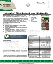 Load image into Gallery viewer, Nature Wise 18% Chick Starter Grower 25#