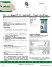 Load image into Gallery viewer, Whole Life 16% Pig 50#