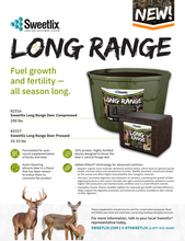 Load image into Gallery viewer, Sweetlix Long Range Compressed Deer Block 200#