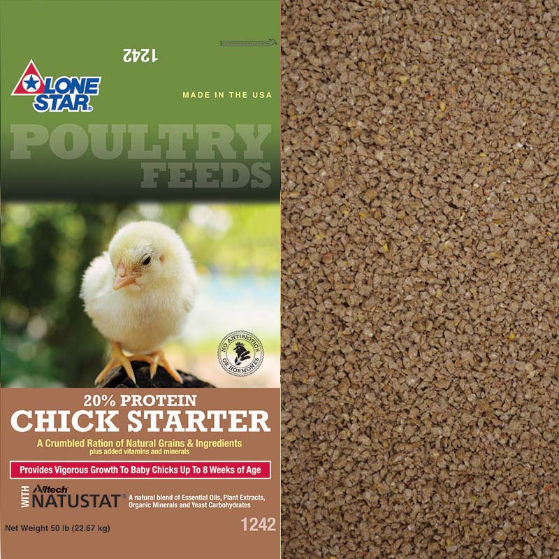 Lone Star 20% Chick Starter Non Medicated 50#