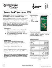 Load image into Gallery viewer, Record Rack Sportsman 20% Pellets
