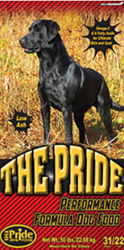 The Pride Performance Formula 31/22 Dog Food 50#