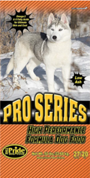 The Pride Pro Series High Performance Formula 27/20 Dog Food 50#