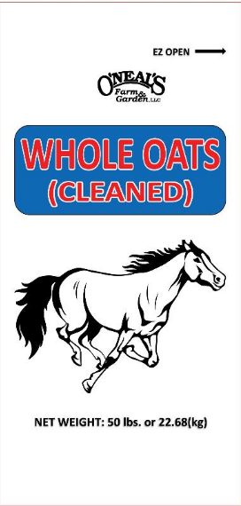 Cleaned Whole Oats 50#