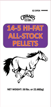 Load image into Gallery viewer, 14-5 Hi-Fat All-Stock Pellet 50#
