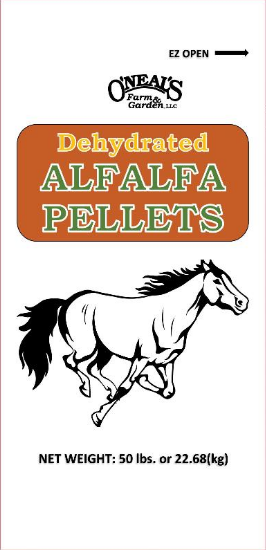 Dehydrated Alfalfa Pellets 50#