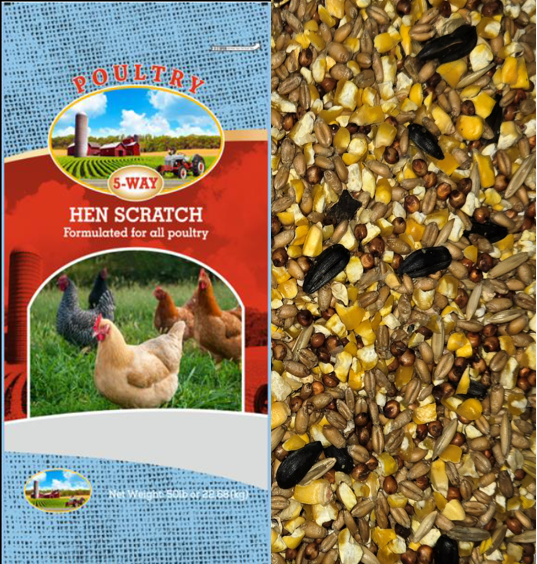 Hen Scratch 5 Way 50# – O'NEAL'S FARM AND GARDEN