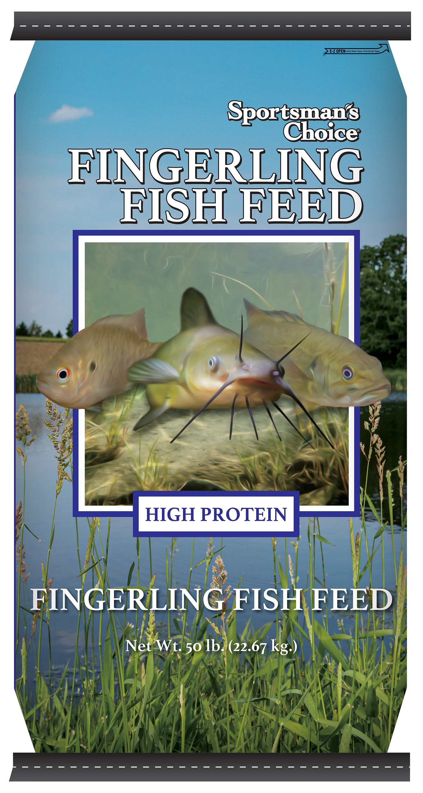 Fingerling 36% Fish Food 50#