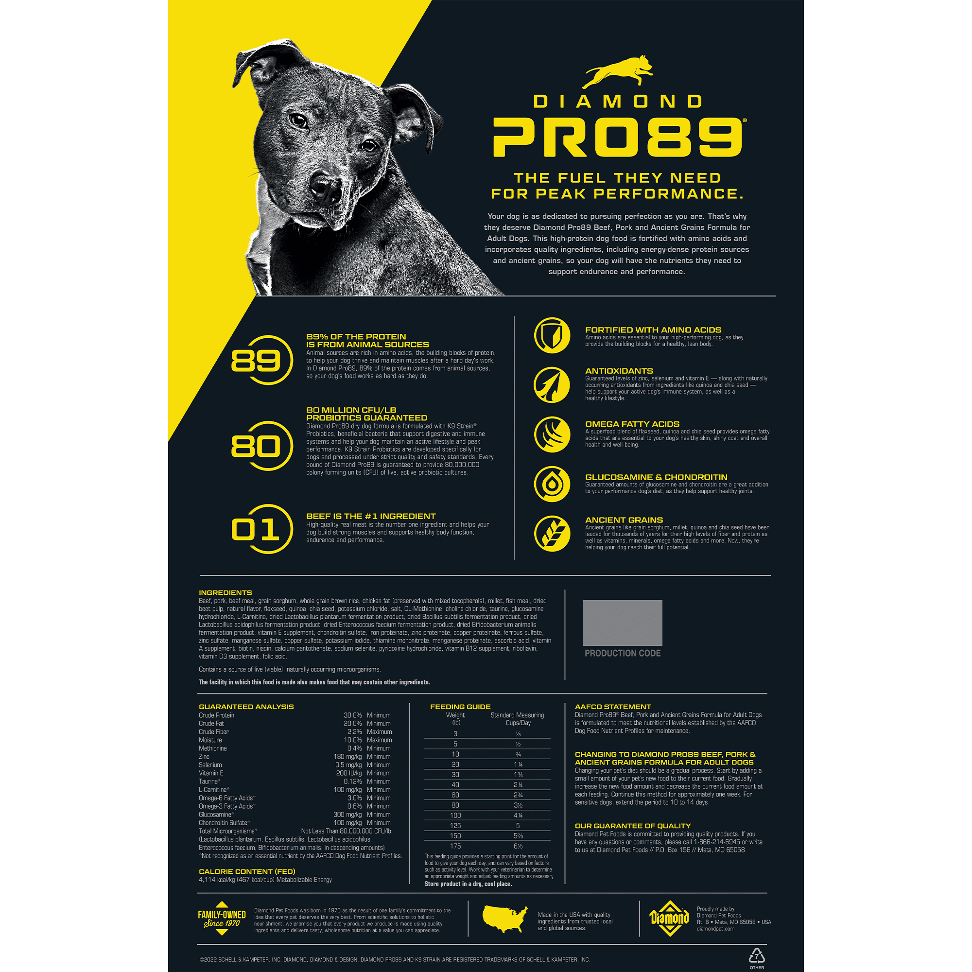 Diamond Pro89 Dog Food 40# – O'NEAL'S FARM AND GARDEN