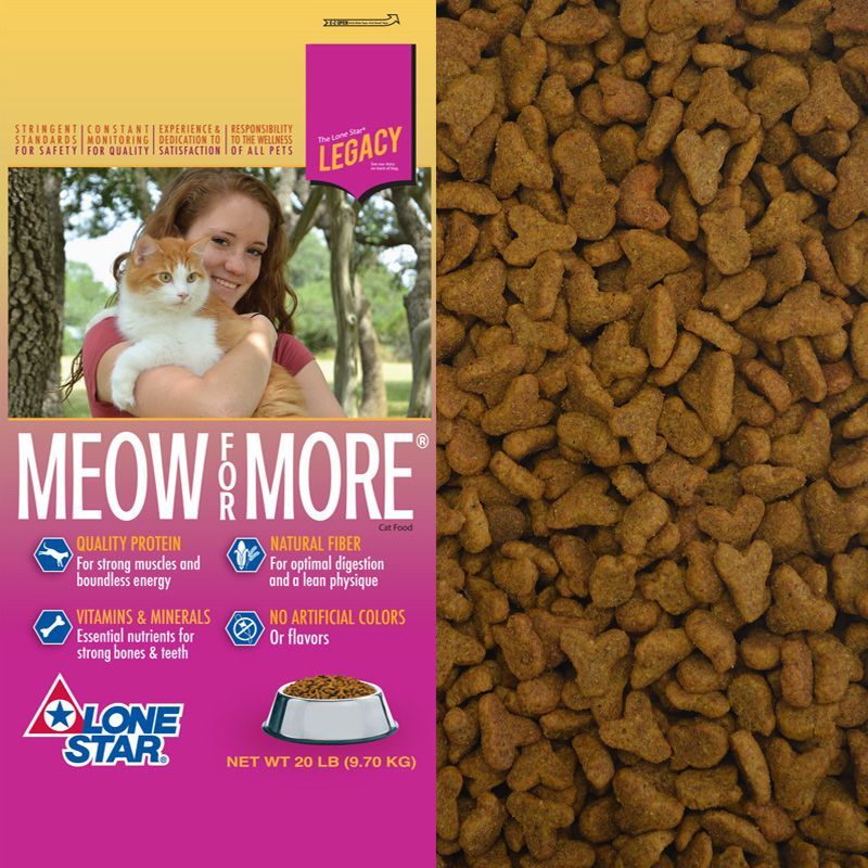 LS Meow For More Cat Food